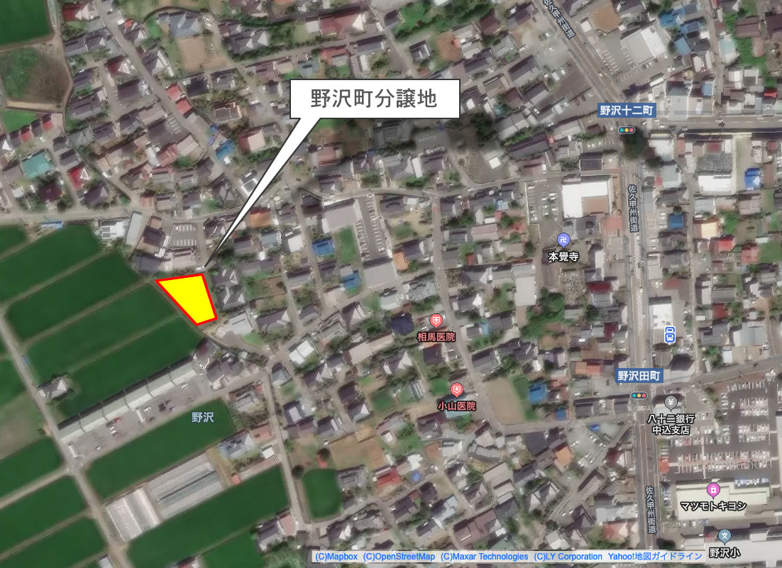 佐久市三塚宅地分譲地